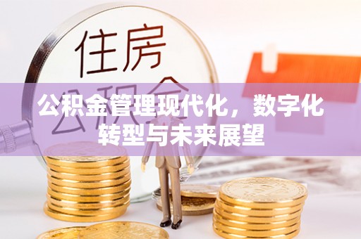 通许公积金管理现代化，数字化转型与未来展望